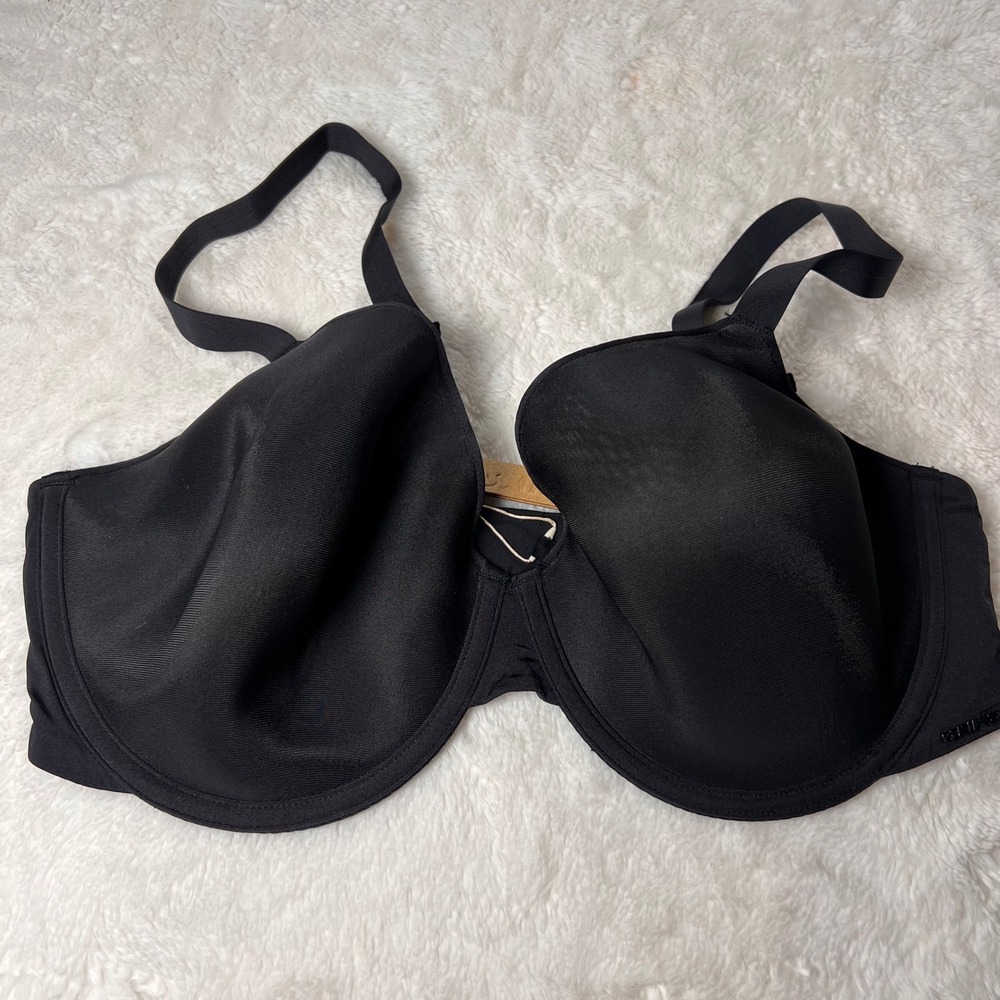 SKIMS‎ Onyx Full Coverage Underwire Black Bra Style BR DEM 1893  Size 42DD NWT